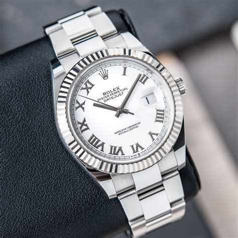 rolex datejust stainless steel roman numerals|rolex datejust 41 oyster.